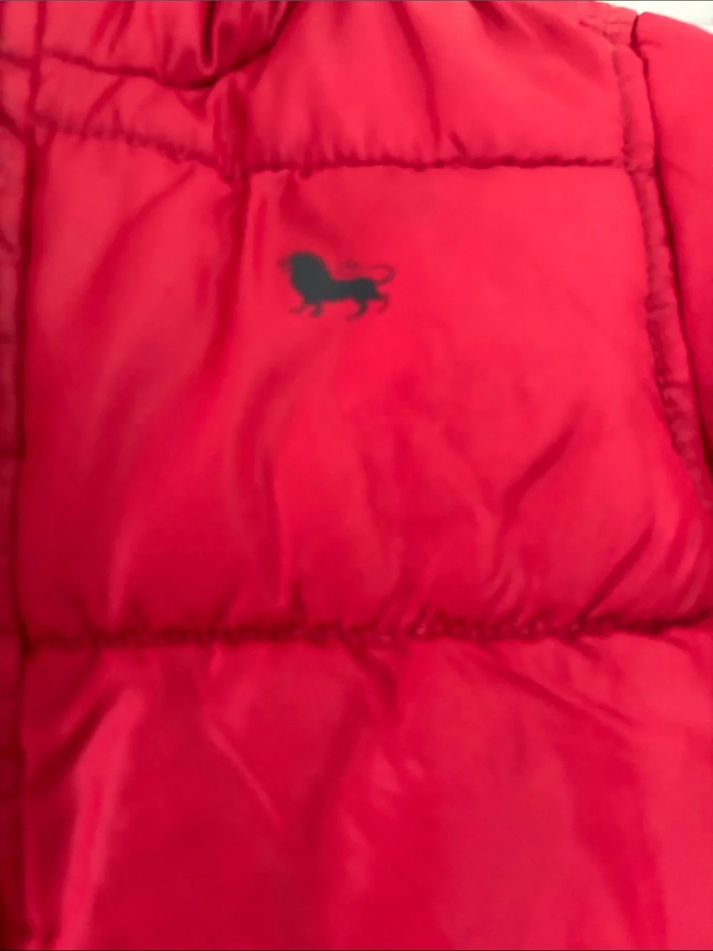 Old Navy Red Hooded Puffer Coat for Kids